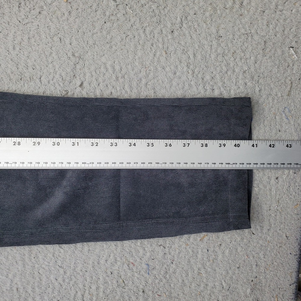 Hi-Tec Golf Pants Mens Size 34 Black Corduroy Performance Dark Wash Straight Leg - Picture 3 of 9